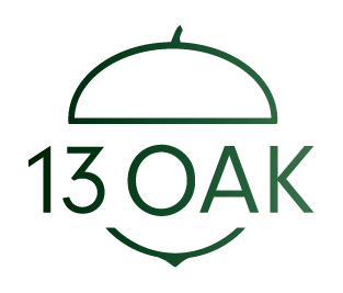 13 Oak logo